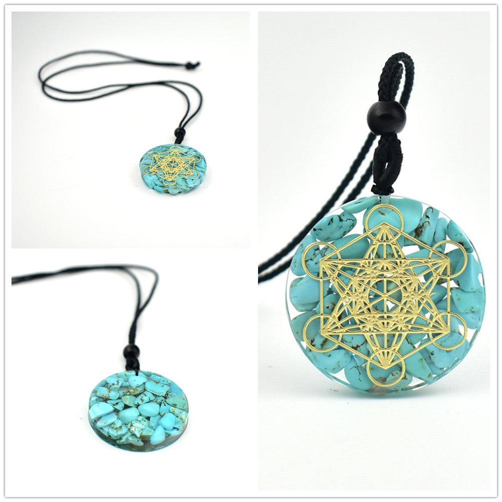 Ogan Flower of Life Pendulum Pendant Men's and Women's Necklaces - Ganesha's Market