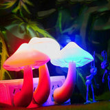 Mushroom Night Light LED With Automatic Sensor (Choose Color) - Ganesha's Market