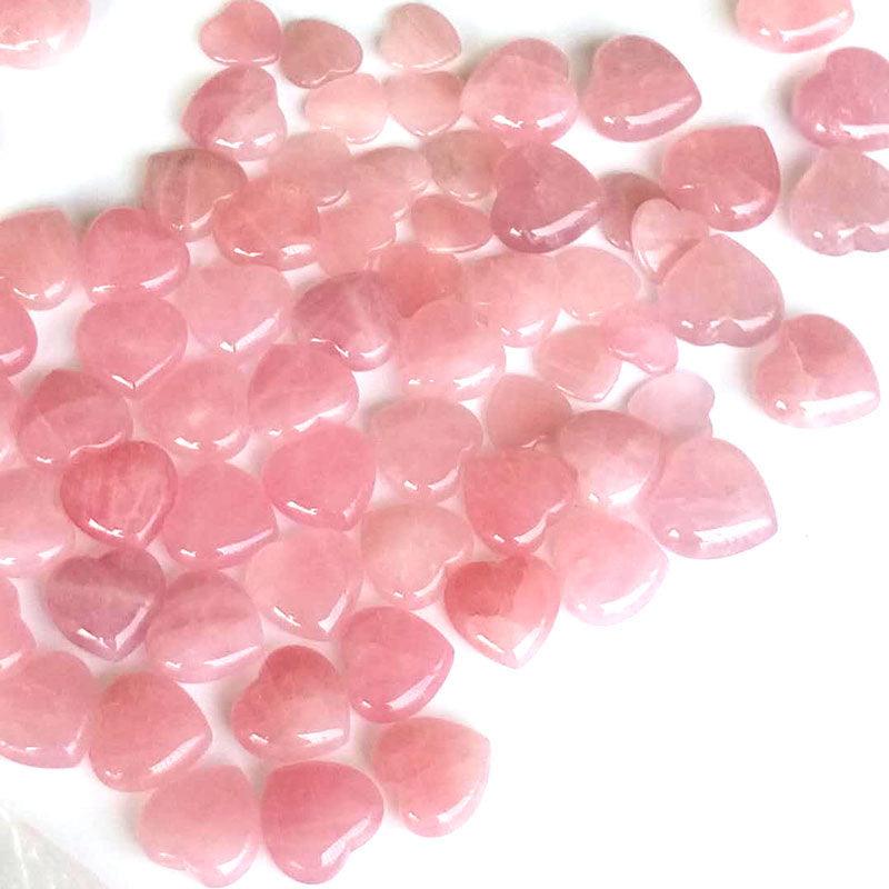 Rose Quartz Crystal Heart - Ganesha's Market