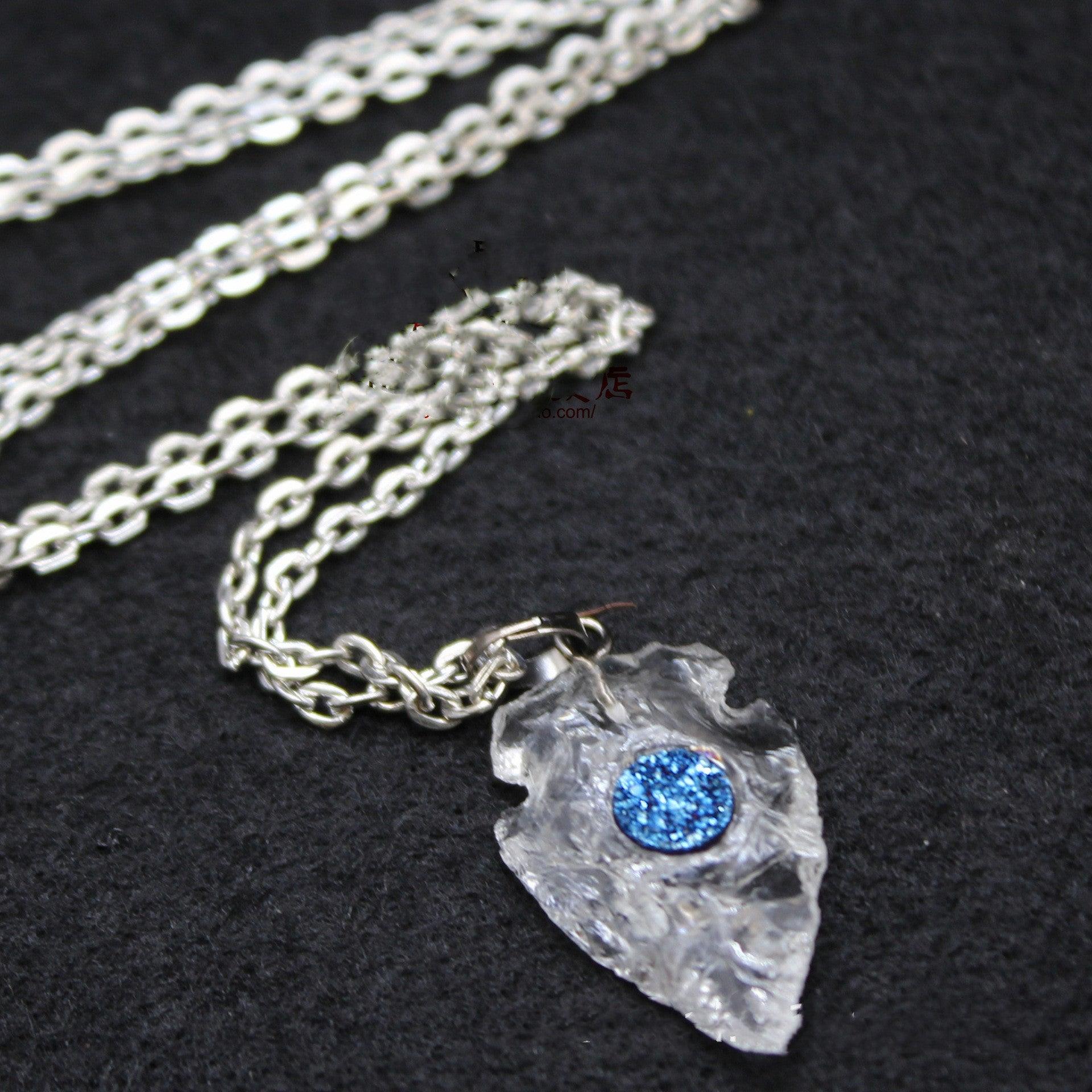 Rough Crystal Arrowhead Necklace - Ganesha's Market