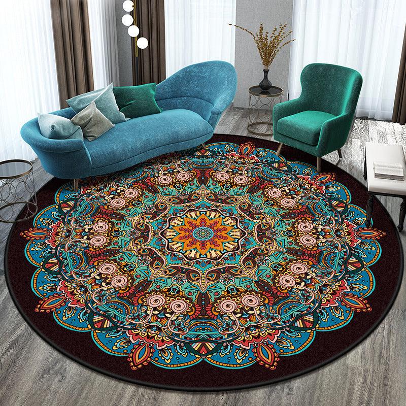 Round Mandala Rug (Choose Design) - Ganesha's Market