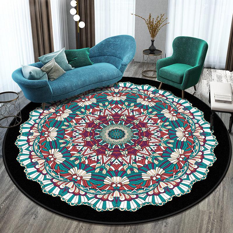 Round Mandala Rug (Choose Design) - Ganesha's Market