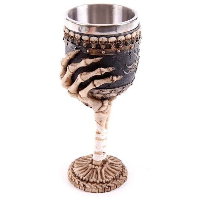 Skeleton Hand Stainless Steel Goblet - Ganesha's Market