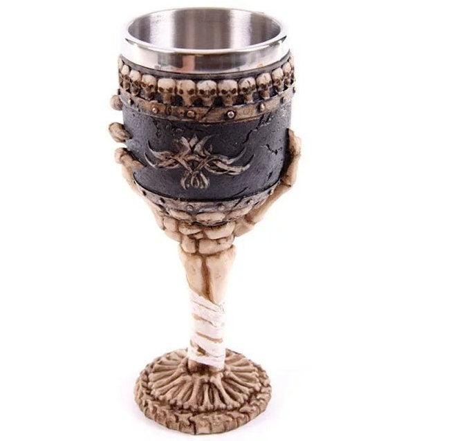 Skeleton Hand Stainless Steel Goblet - Ganesha's Market