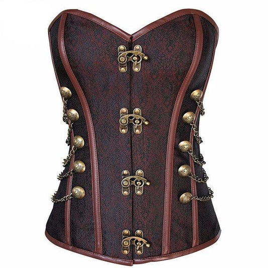 Steampunk Corset (Choose Color) - Ganesha's Market