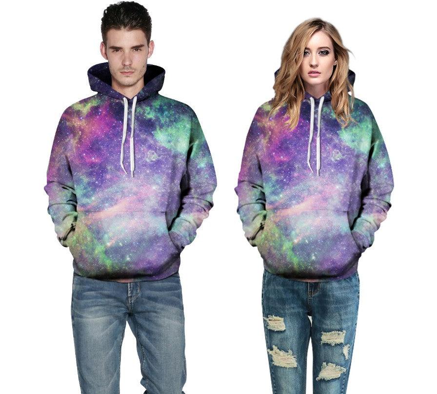 Unisex Cosmic Galaxy Hoodie - Ganesha's Market