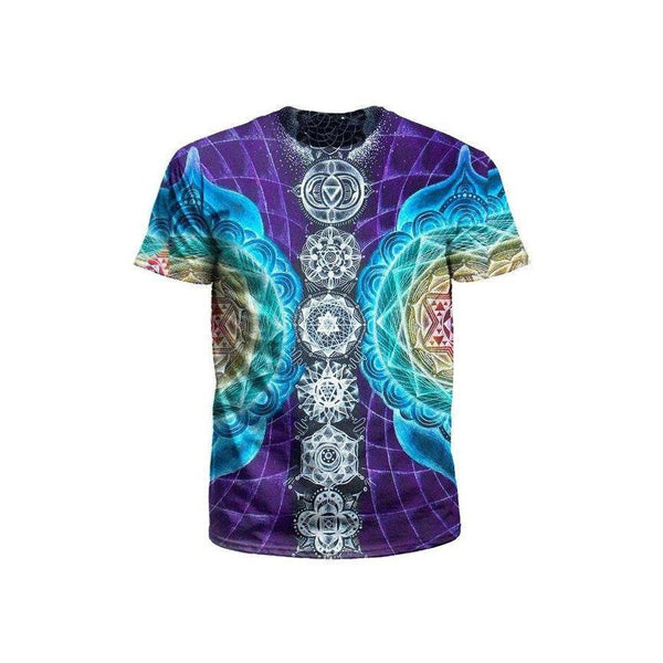 Unisex Psychedelic Mandala Chakra T-Shirt - Ganesha's Market