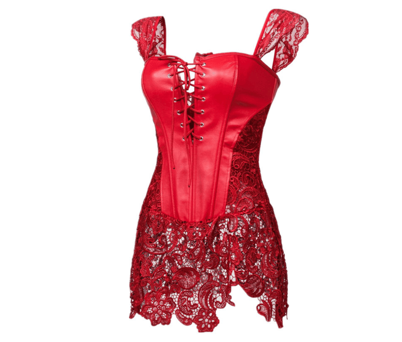 Victorian Gothic Corset Dress (Choose Color)(Plus Size Corsets Available) –  Ganesha's Market