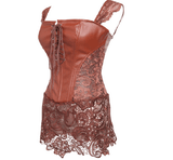 Victorian Corset Skirt (Choose Color) (Plus Size Corsets Available) - Ganesha's Market