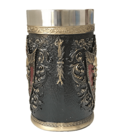 Winged Skull Stainless Steel Mug - Ganesha's Market