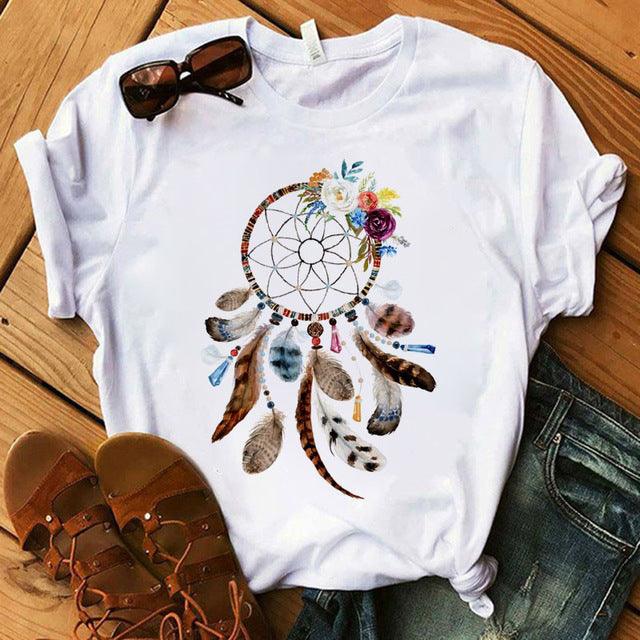 Women's Dreamcatcher Graphic Tee - Ganesha's Market