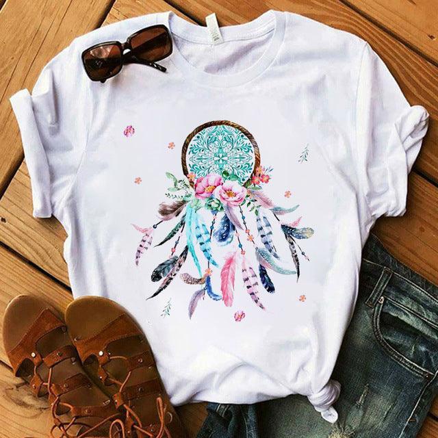 Women's Dreamcatcher Graphic Tee - Ganesha's Market