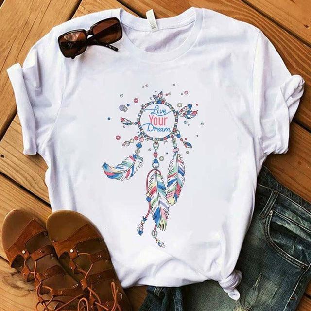 Women's Dreamcatcher Graphic Tee - Ganesha's Market