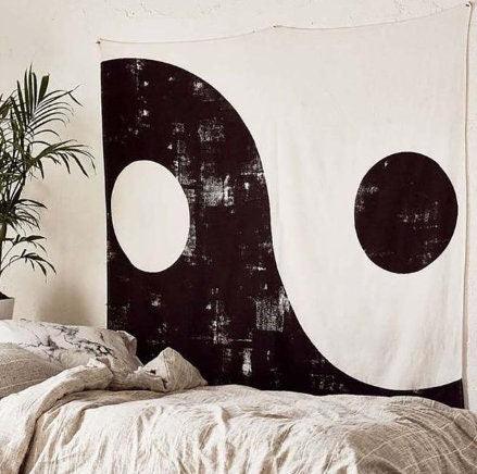 Yin Yang Tapestry Wall Hanging (Choose Size) - Ganesha's Market